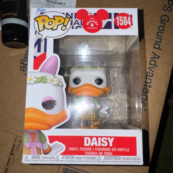 Funko Other - Funko Pop Daisy Duck Vinyl Figure - Orange, White, Green